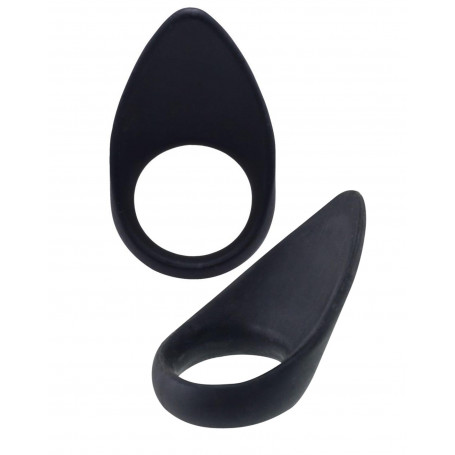 Anello fallico nero stimolante in silicone cock ring miglior erezione ritardante