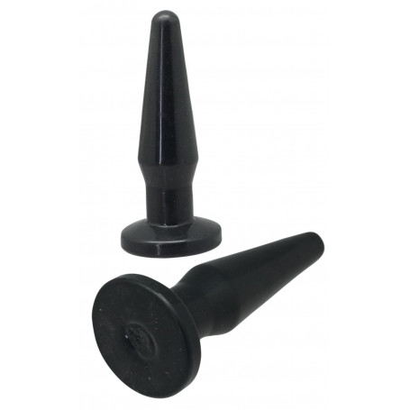 Plug anale fallo piccolo nero dilatatore dildo mini anal butt morbido black sexy