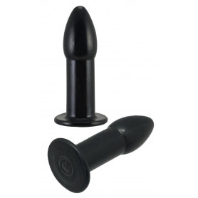 Plug anale piccolo fallo dildo liscio dilatatore nero mini anal butt black sexy