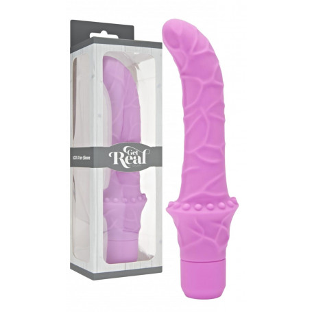 Vibratore vaginale in silicone realistico fallo dildo vibrante stimola punto G