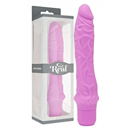 Vibratore vaginale anale fallo in silicone realistico pene finto dildo vibrante