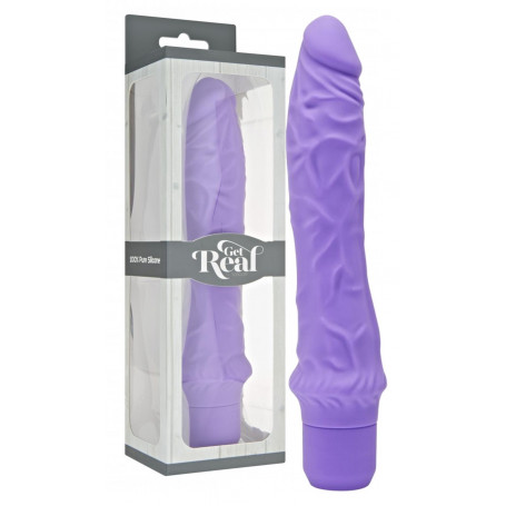 Vibratore vaginale pene finto in silicone realistico fallo dildo vibrante anale