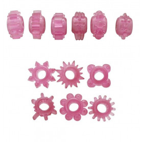 Anello fallico kit cock ring ritardante stimolante contro eiaculazione precoce