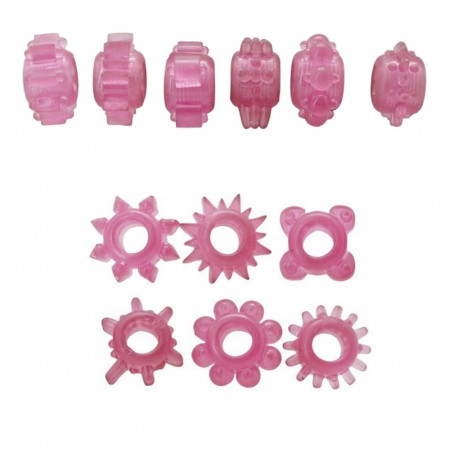 Anello fallico kit cock ring ritardante stimolante contro eiaculazione precoce