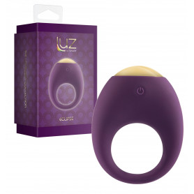 Anello fallico ritardante in silicone cock ring stimolatore clitoride vibrante