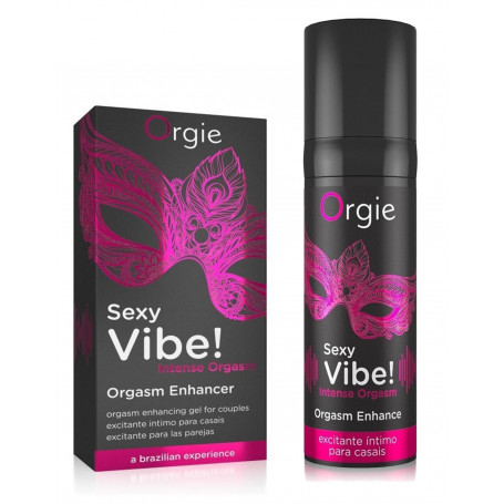 Lubrificante stimolante gel intimo vaginale crema anale Sexy Vibe a base acqua