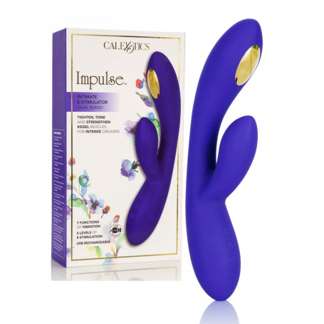 Vibratore rabbit vaginale doppio fallo vibrante clitoride in silicone realistico