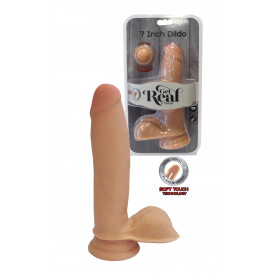 Fallo vaginale anale realistico dildo con ventosa e testicoli pene finto piccolo