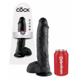 Fallo realistico maxi dildo vaginale anale grande con ventosa e testicoli big