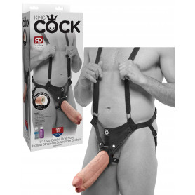 Fallo realistico doppio indossabile pene finto vaginale anale grande dildo XXL