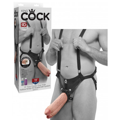 Fallo realistico doppio indossabile pene finto vaginale anale grande dildo XXL