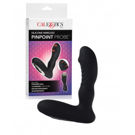 Vibratore per prostata stimolatore massaggiatore vibrante anale in silicone nero