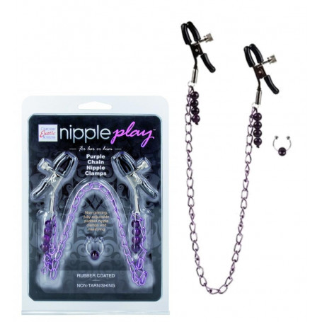 Pinze strizza capezzoli bondage morsetti stimolatore seno nipple clamps fetish