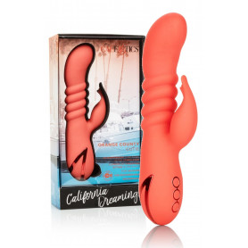 Vibratore rabbit in silicone realistico fallo dildo vibrante vaginale clitoride