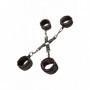 Manette cavigliere bondage kit costrittivo polsini bdsm set sexy toys sadomaso
