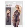 Tutina sexy a rete intimo aperto bodystocking nero fishnet con pizzo catsuit hot