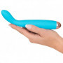 Vibratore piccolo vaginale anale dildo fallo vibrante liscio in silicone morbido