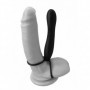 Fallo anale indossabile in silicone dildo pene finto con anello fallico doppio