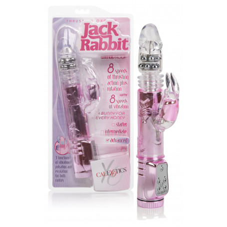 Vibratore rabbit doppio stimolatore per clitoride vaginale dildo fallo vibrante