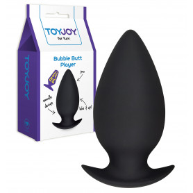 Plug anale grande in silicone nero fallo liscio dilatatore tappo anal butt BIG