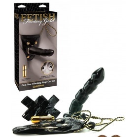 Fallo vibrante indossabile nero vibratore vaginale anale dildo strap on black