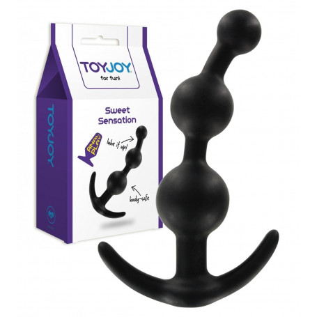 Palline anali in silicone nero fallo dildo a sfere dilatatore anal butt plug