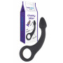 Plug anale in silicone nero mini fallo liscio dilatatore anal butt piccolo black