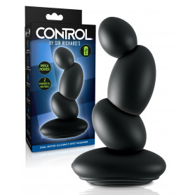 Vibratore anale per prostata fallo liscio in silicone vibrante anal butt plug