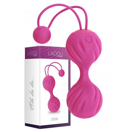 Palline vaginali vibranti in silicone doppio stimolatore di Kegel ovulo Geisha