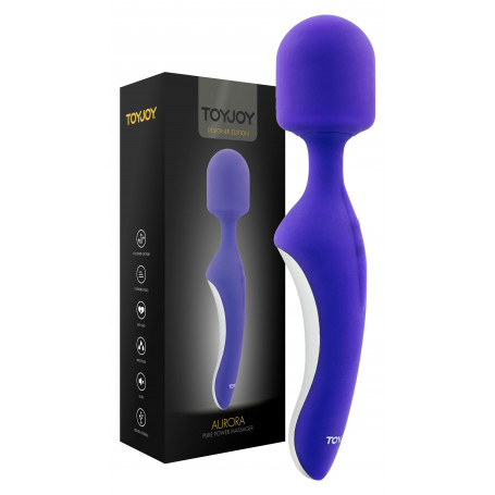 Massaggiatore wand vibrante ricaricabile vibratore vaginale in silicone morbido
