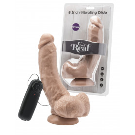 Vibratore grande vaginale anale fallo vibrante realistico con ventosa testicoli