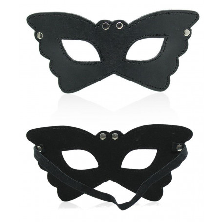 Maschera occhi bondage sexy mask bdsm sadomaso mascherina in simil pelle fetish