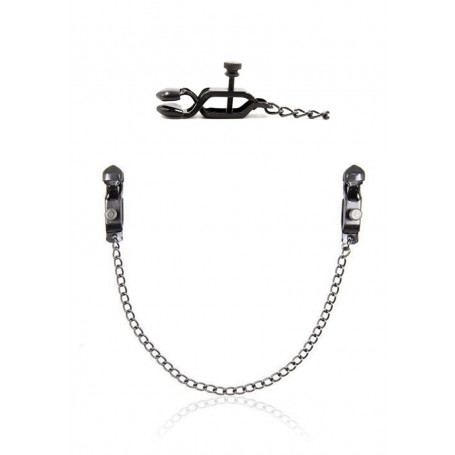 Stimolatore seno bondage pinze strizza capezzoli sadomaso nipple clamps fetish