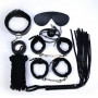 Kit bondage sexy costrittivo sadomaso manette morso collare frusta guinzaglio