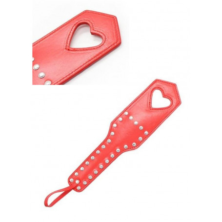 Sculacciatore per giochi sadomaso accessorio in pelle frusta spanker bondage