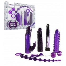 Kit sex toys per coppia vibratore dildo fallo palline vaginali anali guaine pene