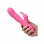 Vibratore rabbit stimola clitoride fallo vibrante vaginale in silcone realistico