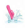Vibratore rabbit stimola clitoride fallo vibrante vaginale in silcone realistico