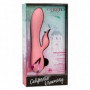 Vibratore rabbit  doppio fallo vibrante vaginale clitoride in silcone realistico