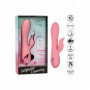 Vibratore rabbit  doppio fallo vibrante vaginale clitoride in silcone realistico