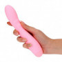 Vibratore in silicone realistico dildo fallo vibrante vaginale per punto G rosa