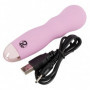 Vibratore vaginale piccolo dildo mini fallo liscio vibrante in silicone morbido