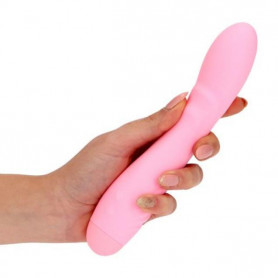 Vibratore in silicone realistico dildo fallo vibrante vaginale per punto G rosa