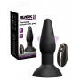 Plug anale vibrante in silicone vibratore dilatatore anal butt con ventosa black