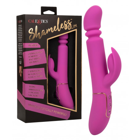 Vibratore rabbit doppio fallo vaginale e clitoride dildo vibrante in silicone