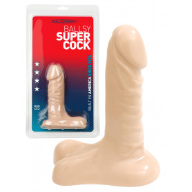 Fallo realistico piccolo pene finto vaginale anale con testicoli mini dildo rosa