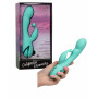 Vibratore rabbit in silcone realistico doppio fallo vibrante vaginale clitoride