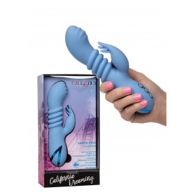 Vibratore rabbit vaginale clitoride doppio fallo vibrante in silcone realistico