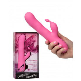 Vibratore rabbit stimola clitoride fallo vibrante vaginale in silcone realistico