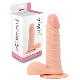Fallo realistico vaginale anale dildo piccolo pene finto con ventosa testicoli